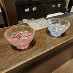 Bistro cafe eS - 朔田(七戸町)を津軽びいどろ盃で