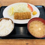 とんかつ いそ - 上ヒレカツ定食