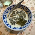 タイレストラン チャイヨー - タピオカとミルクのデザート。モチモチ食感でこれまた美味しい