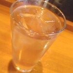 和食 あじかわ - ブドウ茶ハイはさっぱりしてて美味いよ(^q^)