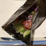 銀座 しのはら - 手巻き寿司　⭐️⭐️2点