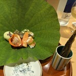 銀座 しのはら - 八寸　⭐️⭐️⭐️⭐️4点、鮎　⭐️⭐️⭐️3点