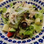 食堂ペスカバ - 自家製ツナのサラダ