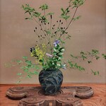 菊乃井 - とても貴重な青い壺(詳細は忘れてしまいました)