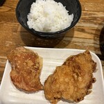 らーめん みずさわ - 塩からあげ小ごはん