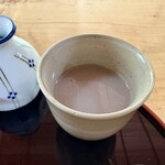 姫のそば ゆかり庵 - 濃い蕎麦湯