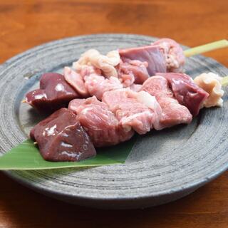 1本で6種の部位が楽しめる【金剛串】