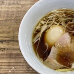 3931WORKS. - 味玉 昆布水つけ麺 醤油（大盛）