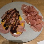 Cerdi 自由が丘 - 牛タンユッケ＆生ハム