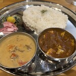 コスギカレー - 合い盛り(2種)