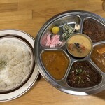 コスギカレー - 5種盛り