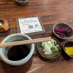 樹香 - 料理写真:セットに付いてきた薬味他