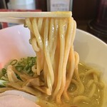 らーめん一作 - 冷やしこってりらーめん 麺リフト♪