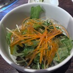 銀次郎 - サラダはさっぱりとしておいしかったです。