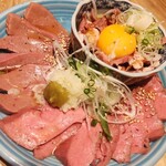 大衆酒場55 高田馬場店 - 肉刺し盛り 込1350円