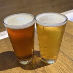 TAP9 - ガンギブリューイング・グリントpint1590円税別、オリジナル・タップ⑨ブリュットIPA pint1390円税別