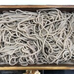 呑龍うどん 恋 - そばUP。わかりにくいけど、水気がない‼️