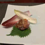 美寿思 - 3-4種の魚介のなめろう