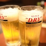 やきとり家すみれ - 一杯やりました