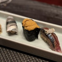 美寿思 - 新子、ウニ、サンマ
