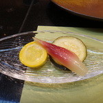 福実寿司 - おかみさんからの漬物