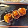 忠治茶屋 - あん入り焼きまんじゅう（お水のコップの直径より大きい）