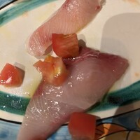 トラットリア ラ タルタルギーナ - ハマチのカルパッチョ
