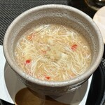 日本料理 なかのしま (リーガロイヤルホテル大阪) - 焚合　毛蟹と蓮根餅の玉締め