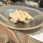 四川料理MITSUBACHI - 丹波地鶏のスダチ葱ダレ