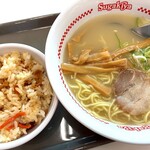 スガキヤ - 料理写真:五目ごはん＆ラーメン