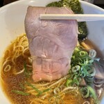 中華そば かなで - 少しレアめなチャーシュー♡