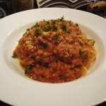 あるびぃ - タコのミートソースパスタ