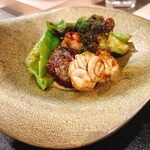 心一 - たちとかきのソテー 岩のりのソテー