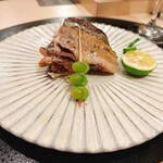 心一 - さんま焼きました 新銀杏添えて