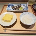 四間道 とりう - 出汁巻き・ご飯