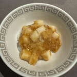 茶禅華 - 山薬牛肉のソースと追い山芋を炊き立てご飯にON