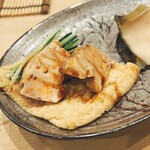 鮨 しゅん輔 - 鮟肝と胡瓜とお揚げの相性は抜群