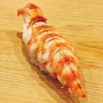 鮨 しゅん輔 - 車海老です