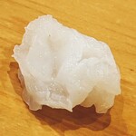 鮨 しゅん輔 - 茅部の水蛸です。しゅん輔さんの定番ですね