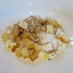 ブラッセリー ラシュレ - 南阿蘇のカボチャを白玉粉でニョッキに。