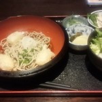 Oku Kiyou - 餅入りそばとミニソースカツ丼　850円