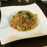 ル・コック - 【2014年09月】パンチェッタと木の子のトマトソース＠900円。