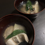 土家 - 温かいお椀　そばがき