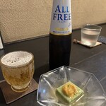 土家 - 器がアサガオでなんとも涼しげの蕎麦豆腐