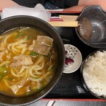 紀玄 - 料理写真:カレーうどん＋ごはん並