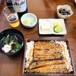 橋本食堂 - 鰻重　特上　3,800円