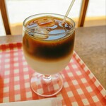 アンズトモモ - アイスカフェオレセット500円