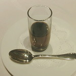 レストラン コートドール - 小さなデザート（麦茶のプリン）