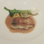 レストラン コートドール - 魚料理（平目のマッシュルームソース)