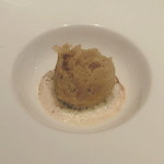 レストラン コートドール - 温かい前菜（栗とトリュフのフリット)